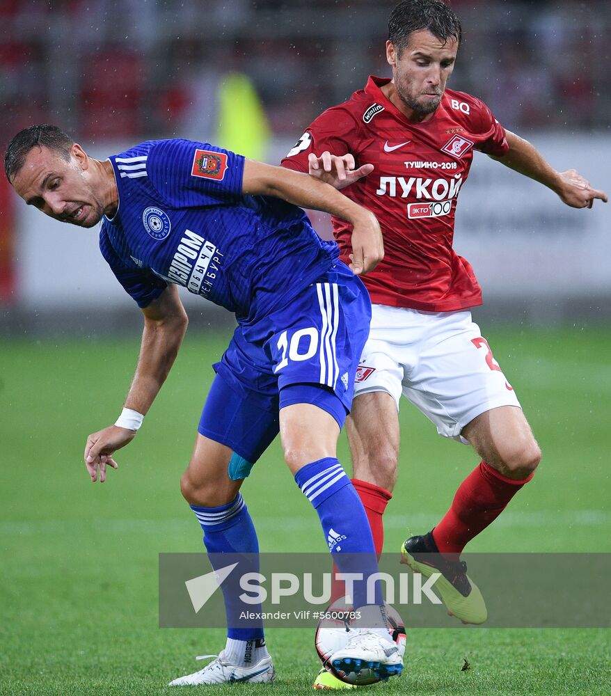 Football. Russian Premier League. Spartak vs. Orenburg