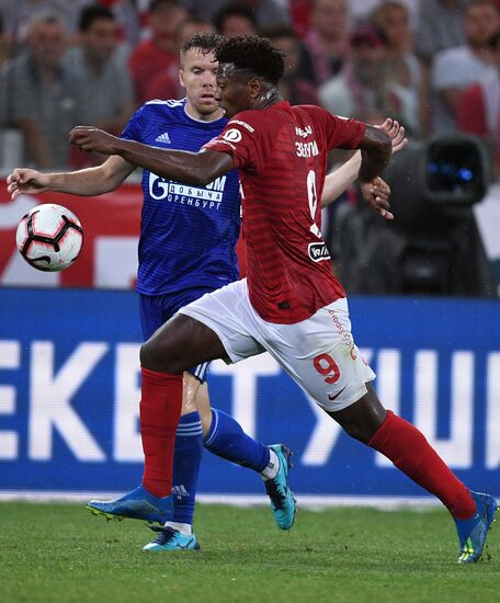 Football. Russian Premier League. Spartak vs. Orenburg