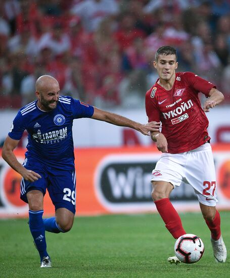 Football. Russian Premier League. Spartak vs. Orenburg