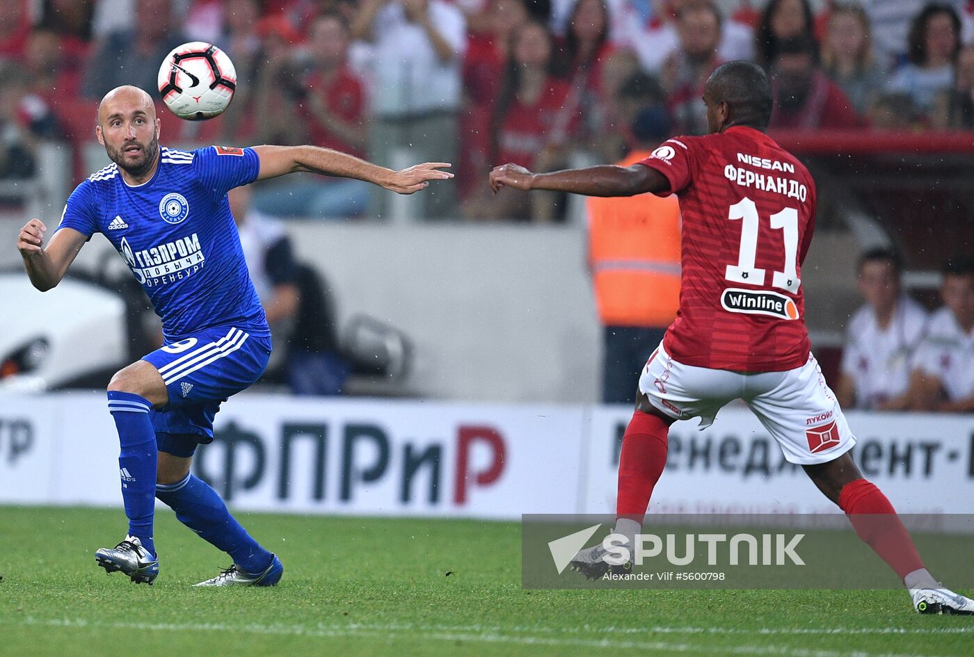 Football. Russian Premier League. Spartak vs. Orenburg