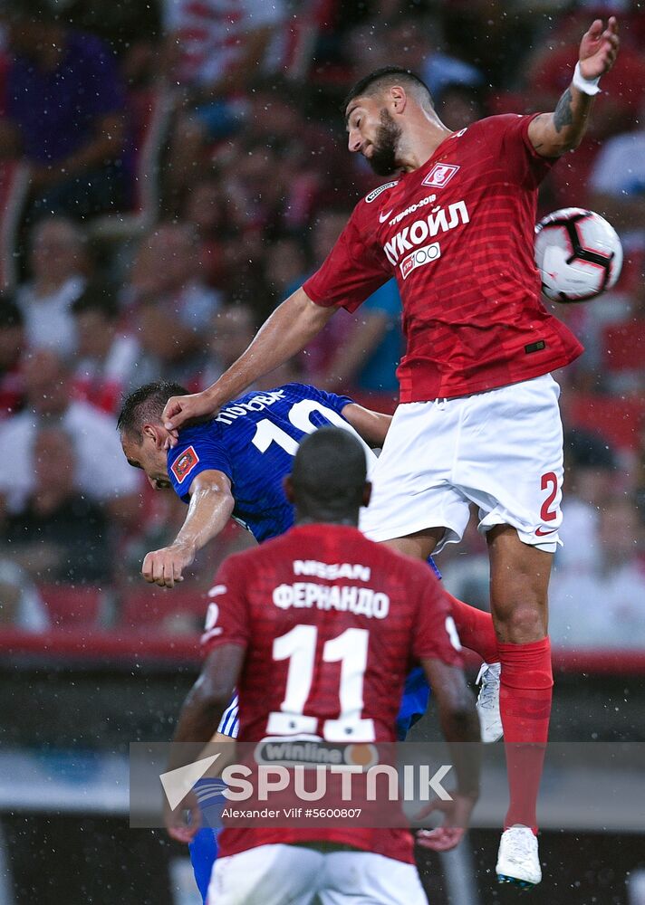 Football. Russian Premier League. Spartak vs. Orenburg