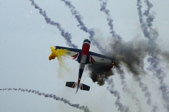 Drone and airplane model show in Moscow Region