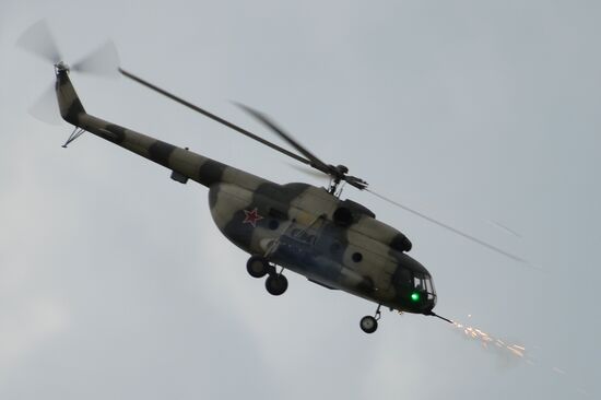 Drone and airplane model show in Moscow Region