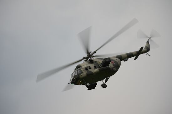 Drone and airplane model show in Moscow Region