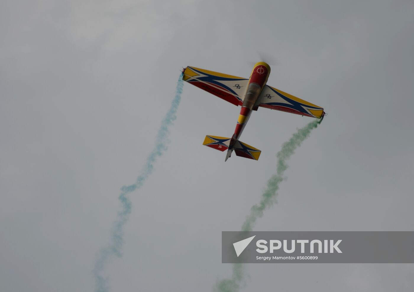 Drone and airplane model show in Moscow Region