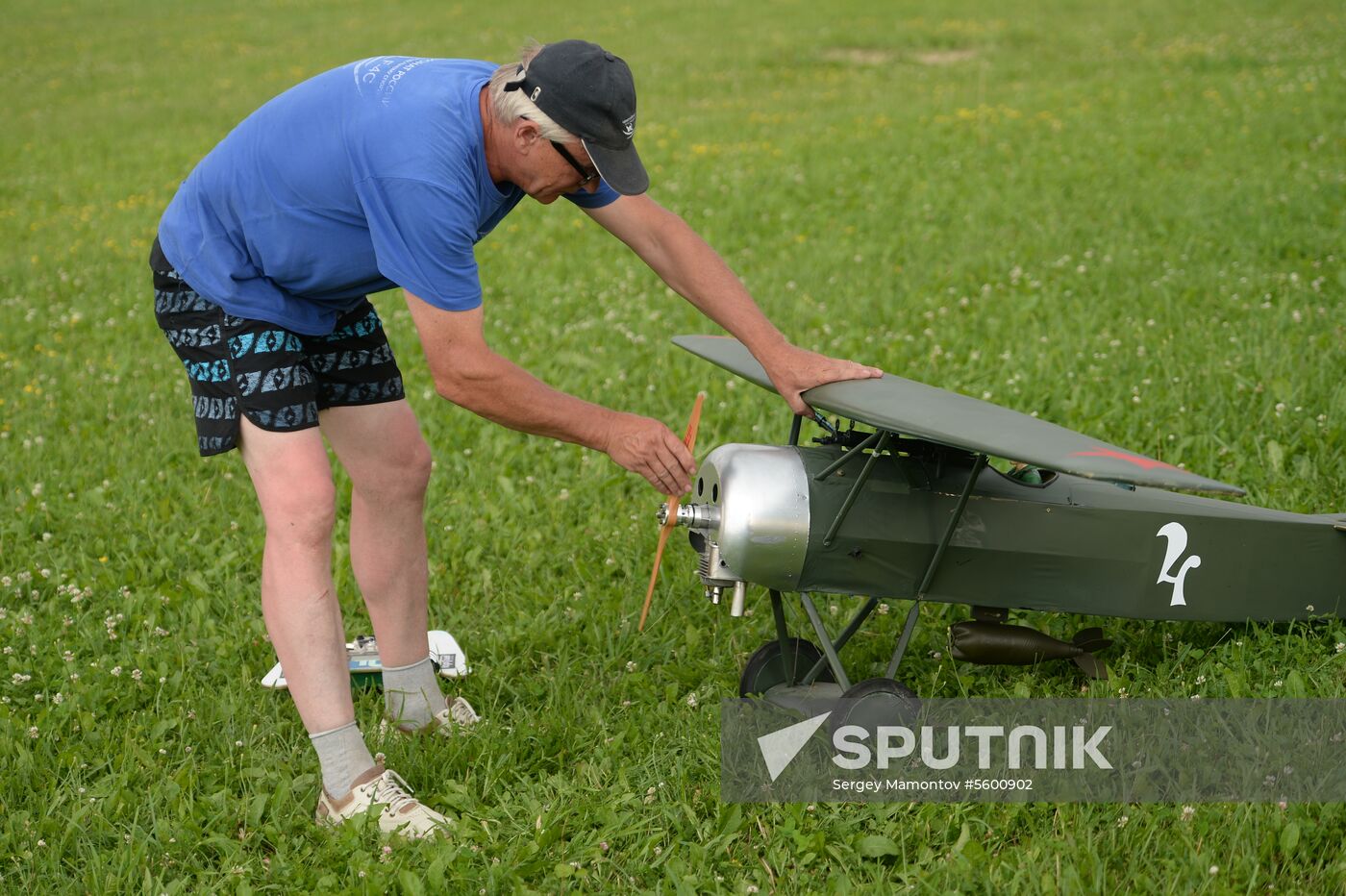 Drone and airplane model show in Moscow Region
