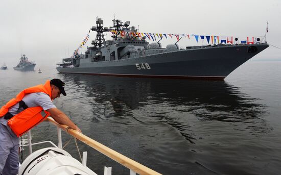 Russian Navy Day celebrations
