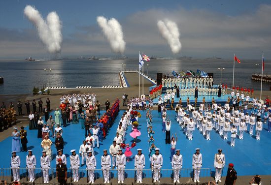 Russian Navy Day celebrations