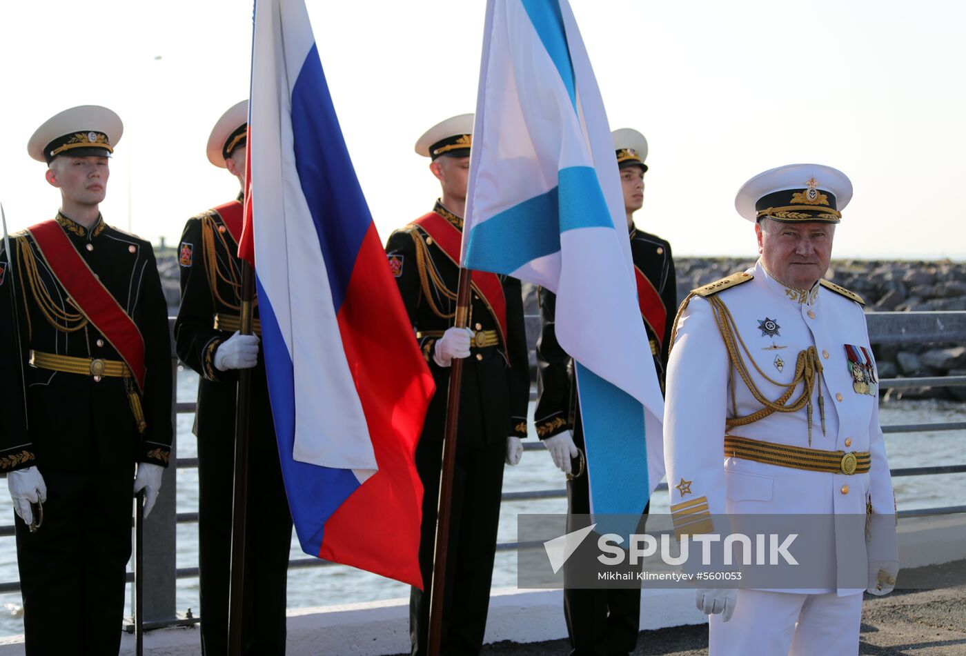 Russian President Vladimir Putin attends Main Naval Parade