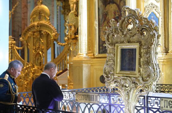 Russian President Vladimir Putin attends Main Naval Parade