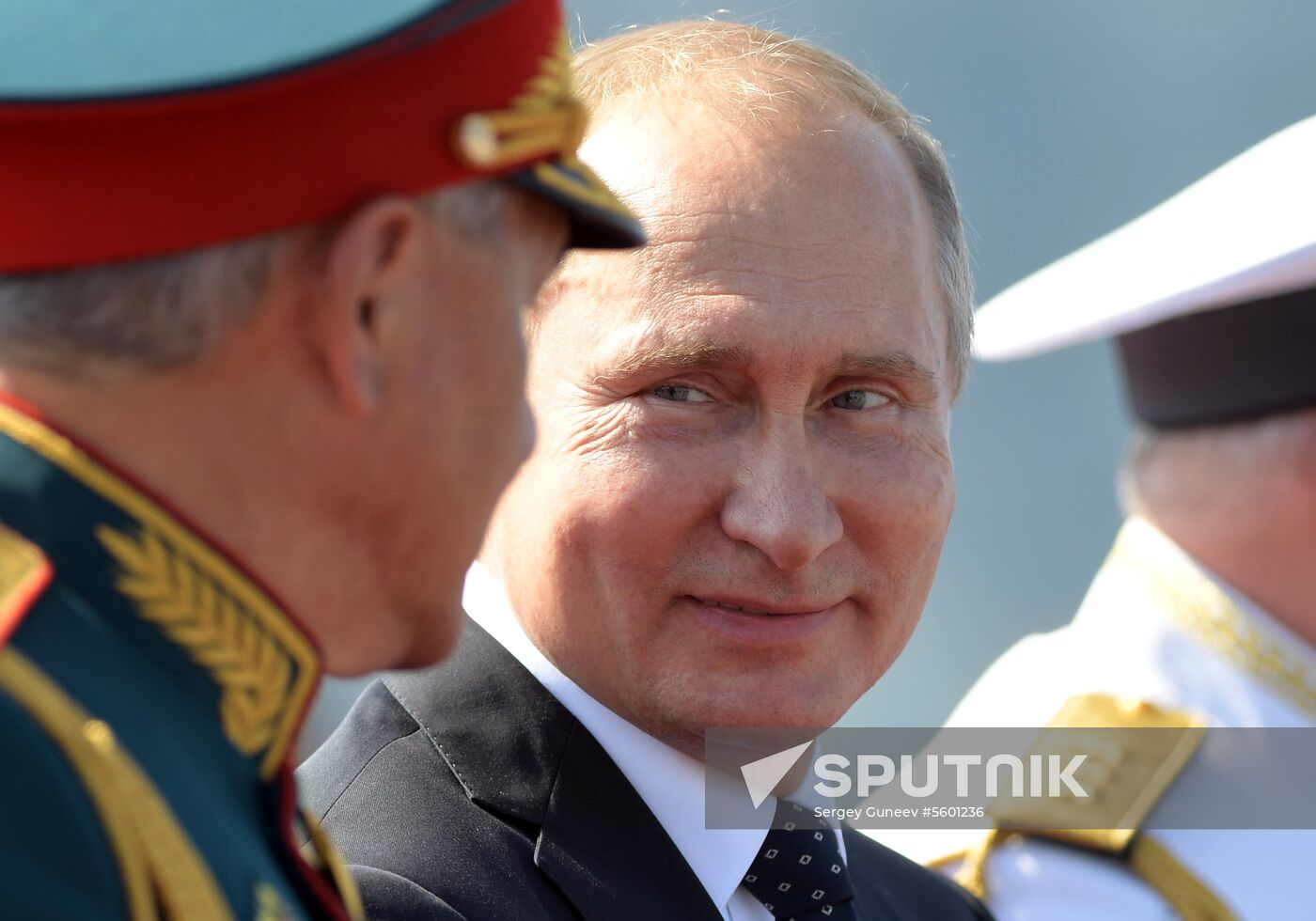 Russian President Vladimir Putin attends Main Naval Parade