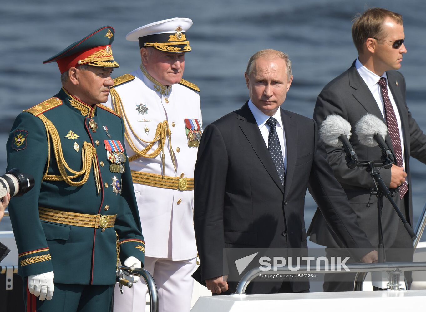 Russian President Vladimir Putin attends Main Naval Parade