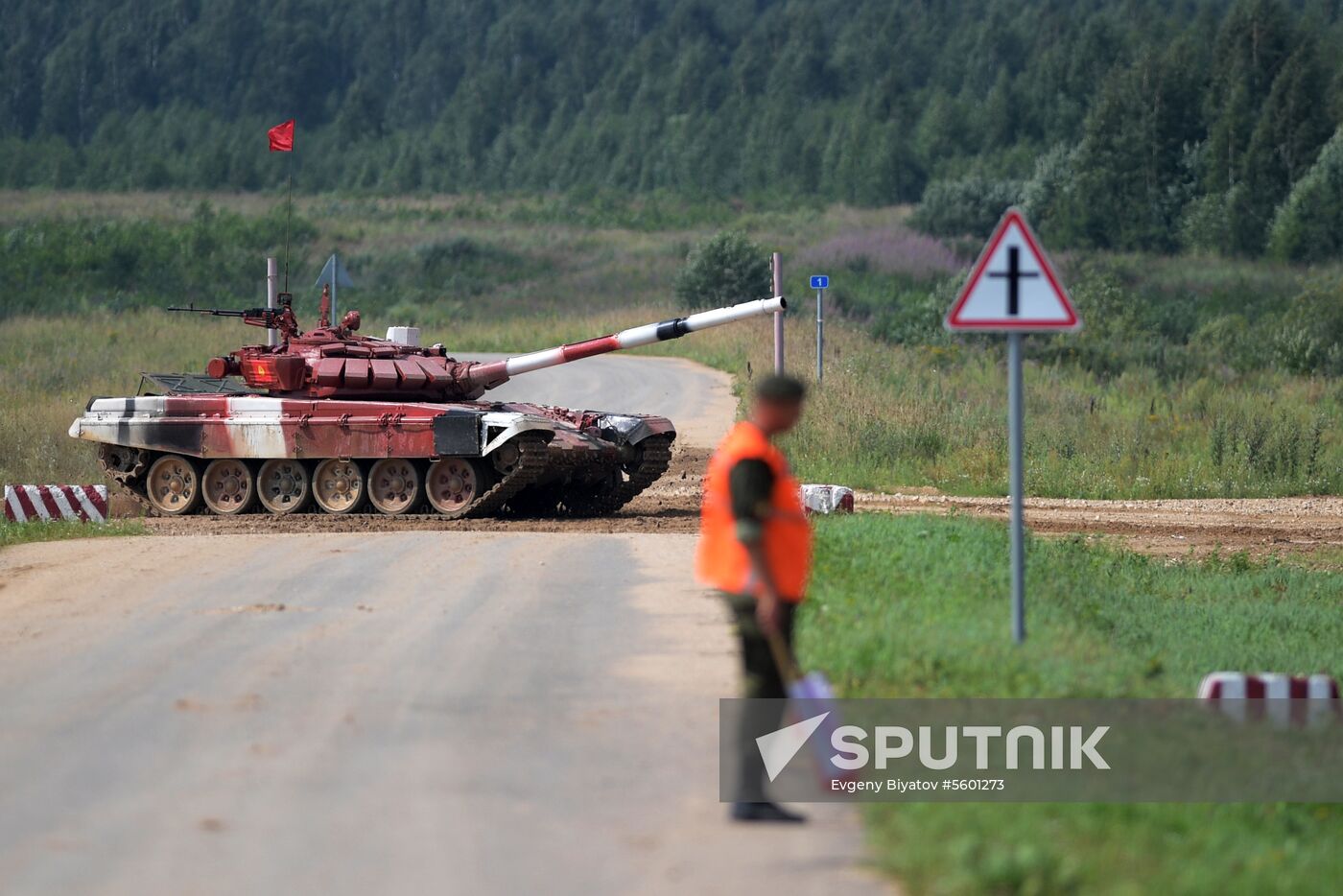 Tank Biathlon 2018. Individual race. Stage one