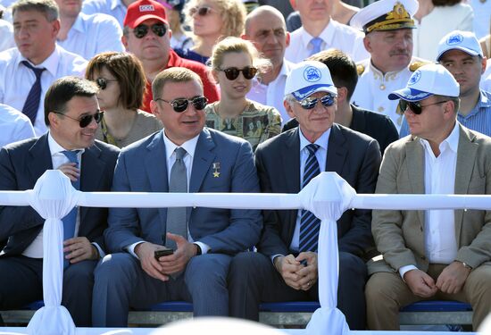 Russian President Vladimir Putin attends Main Naval Parade