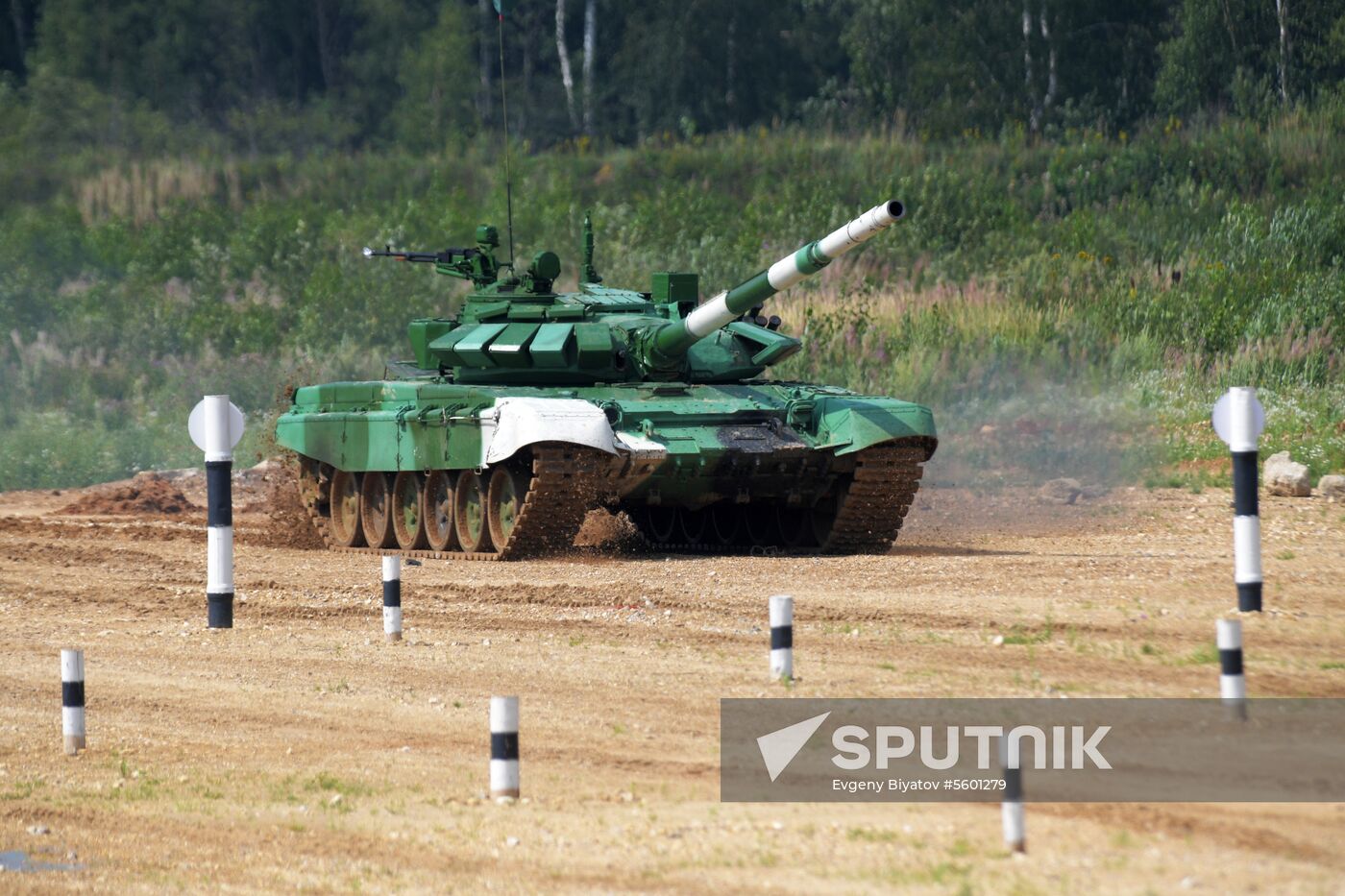 Tank Biathlon 2018. Individual race. Stage one