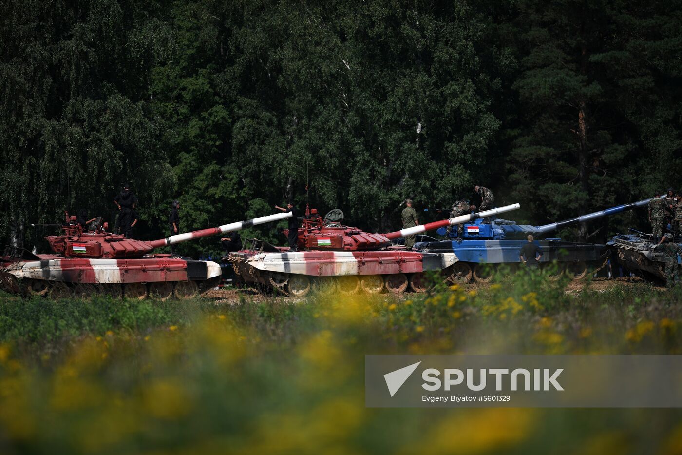 Tank Biathlon 2018. Individual race. Stage one