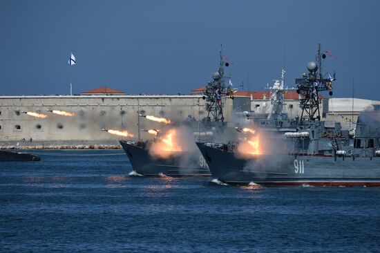Russian Navy Day celebrations