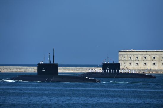 Russian Navy Day celebrations