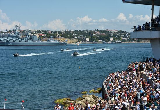 Russian Navy Day celebrations