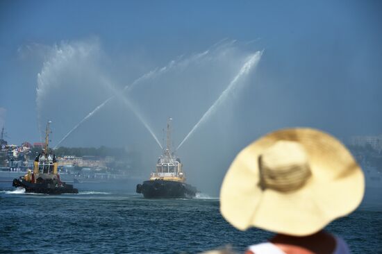 Russian Navy Day celebrations