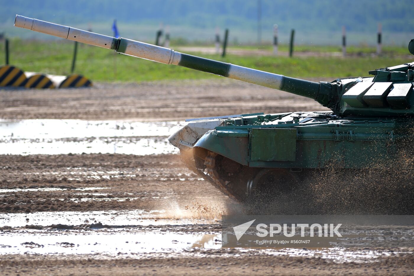 Tank Biathlon 2018. Individual race. Stage one