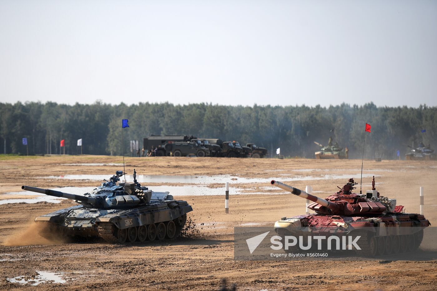 Tank Biathlon 2018. Individual race. Stage one