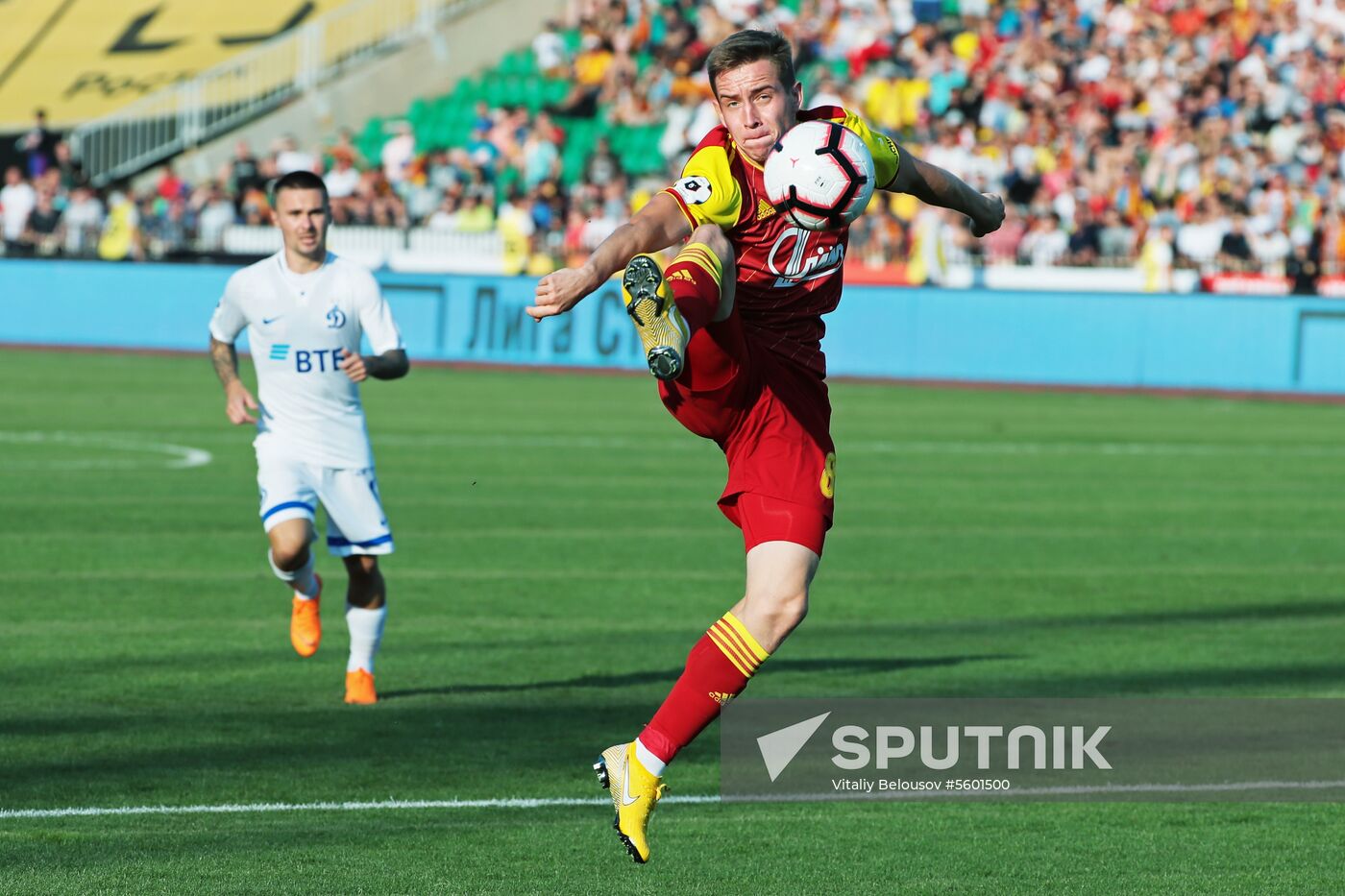 Football. Russian Premier League. Arsenal vs. Dynamo