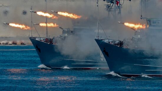 Russian Navy Day celebrations