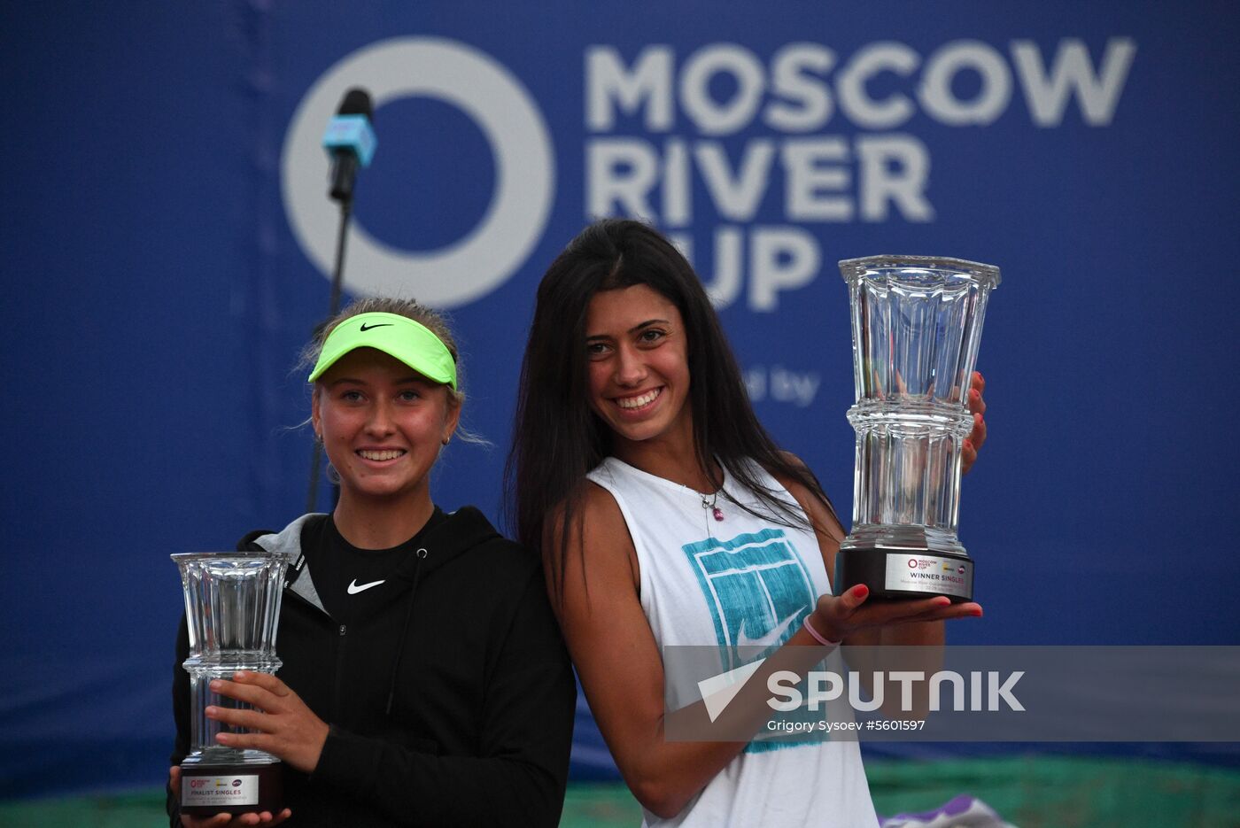 Tennis. WTA Moscow River Cup. Finals