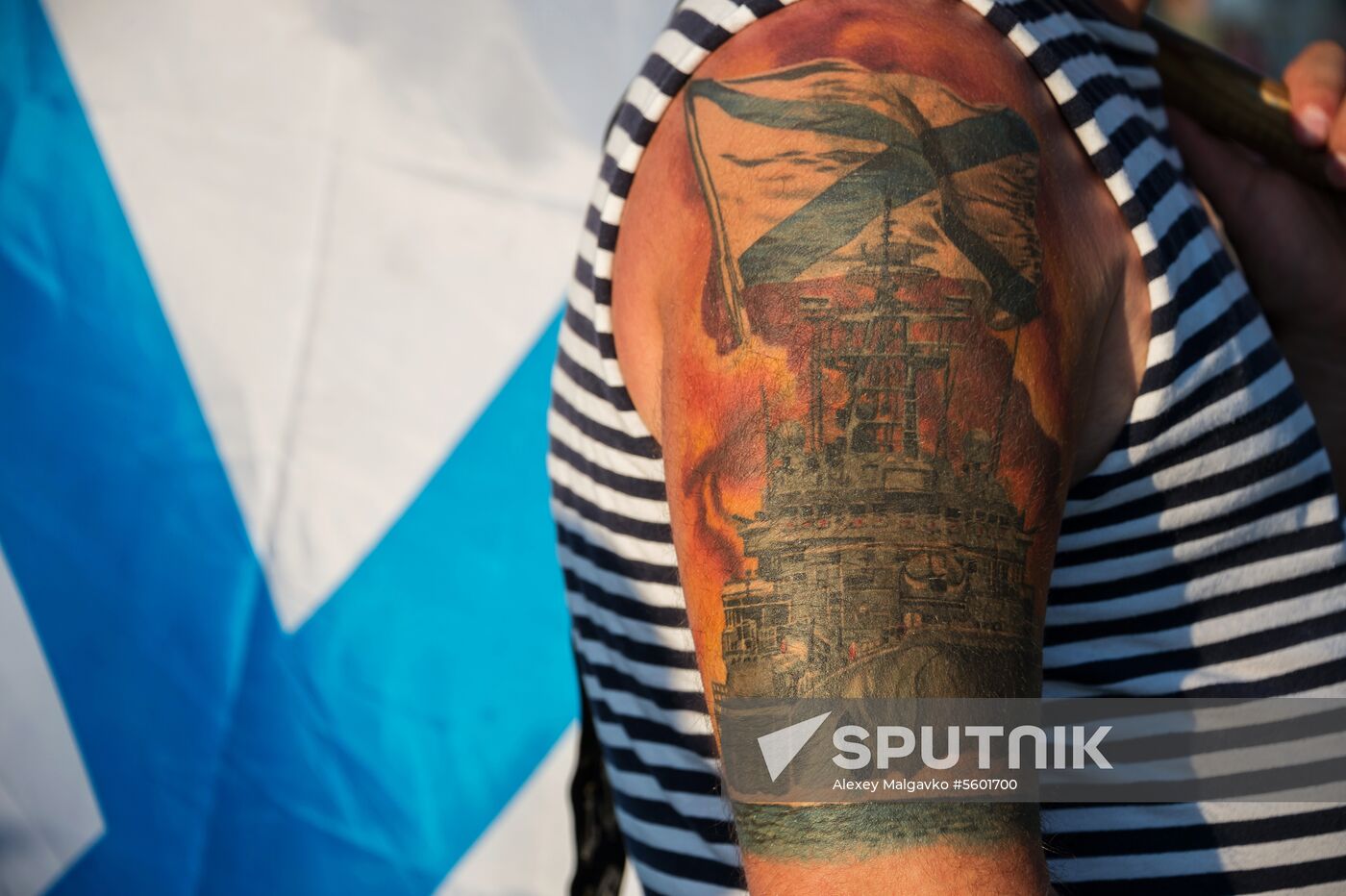 russian flag tattoos
