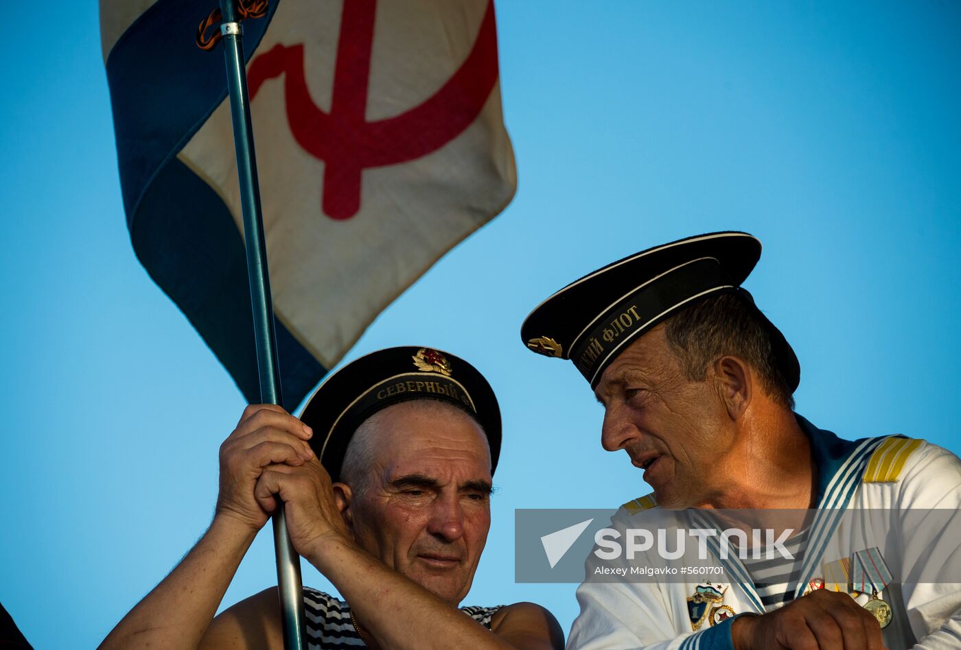 Russian Navy Day celebrations
