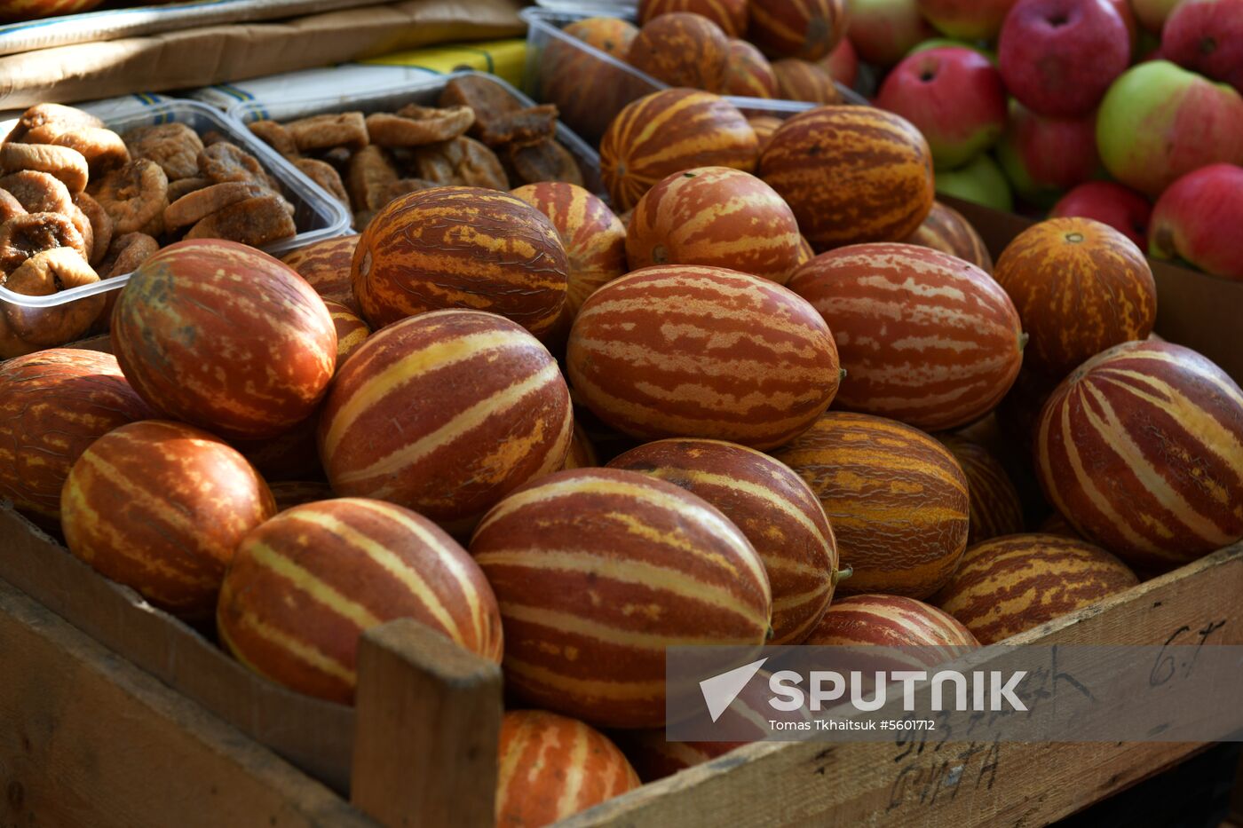 Central market in Sukhumi