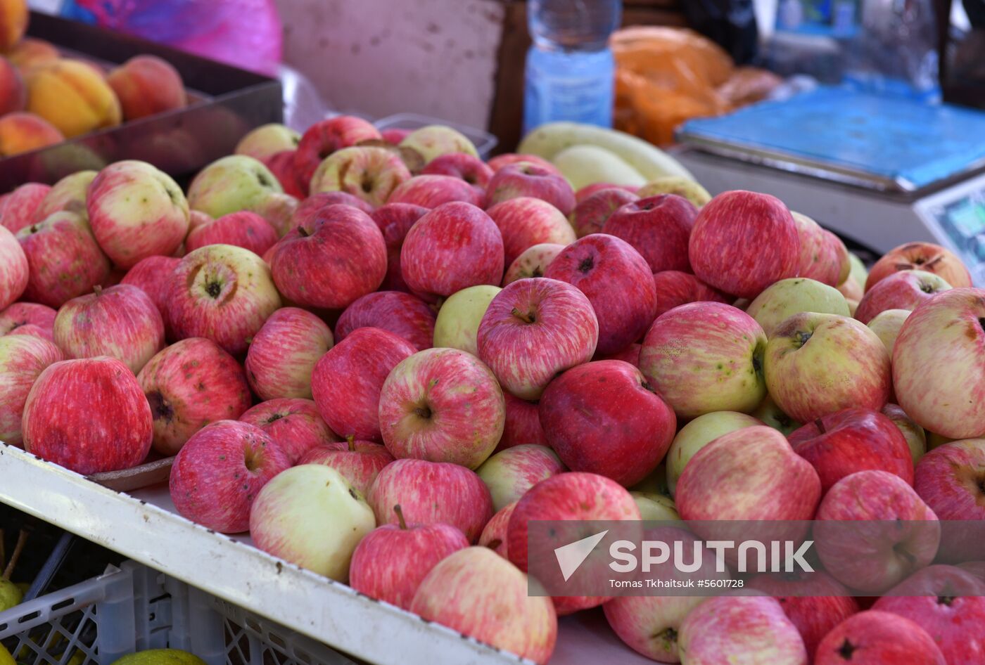 Central market in Sukhumi