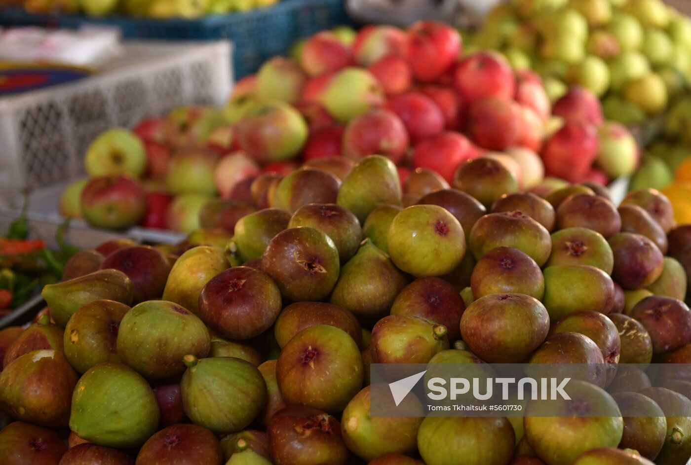 Central market in Sukhumi
