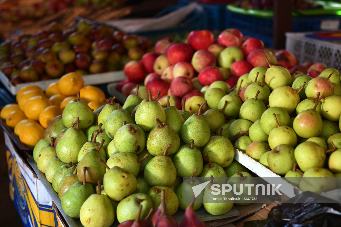 Central market in Sukhumi