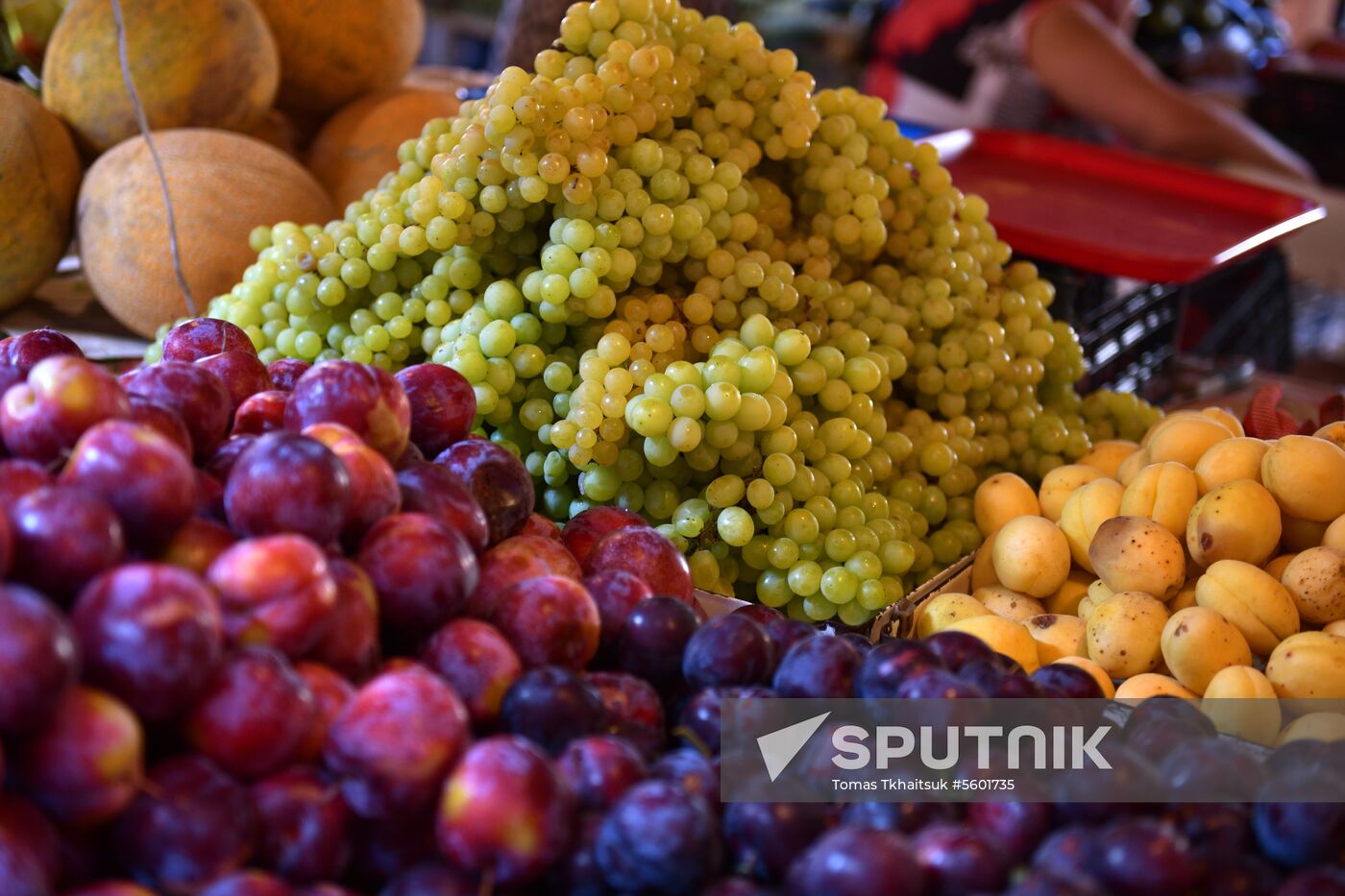 Central market in Sukhumi