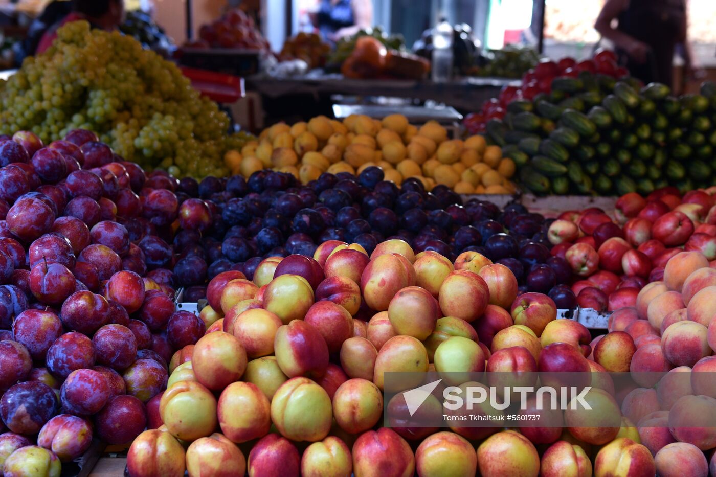 Central market in Sukhumi