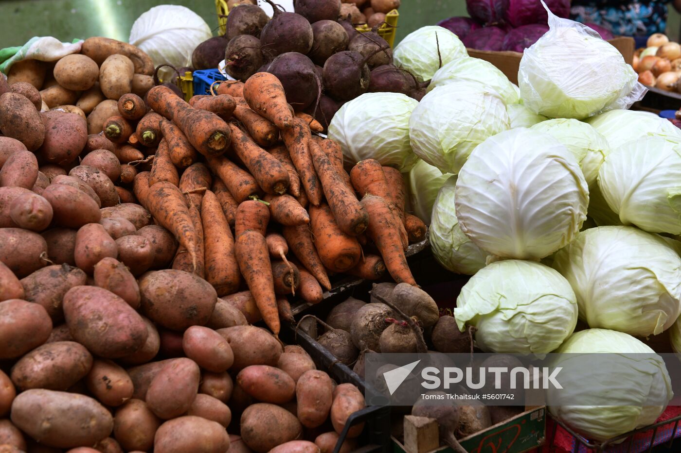 Central market in Sukhumi