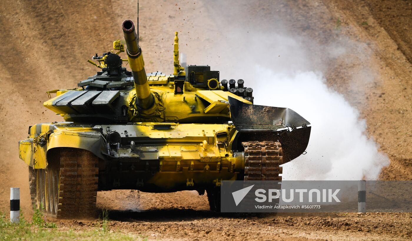 2018 Tank Biathlon. Individual race. Stage one