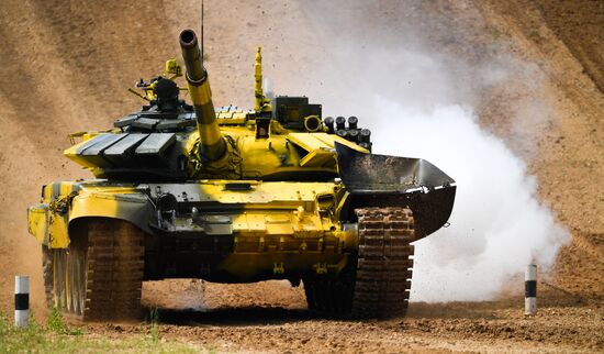 2018 Tank Biathlon. Individual race. Stage one