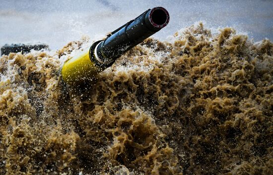 2018 Tank Biathlon. Individual race. Stage one