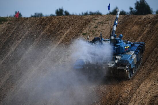 2018 Tank Biathlon. Individual race. Stage one