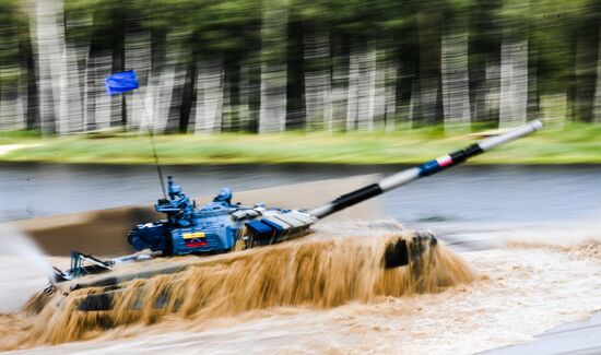 2018 Tank Biathlon. Individual race. Stage one