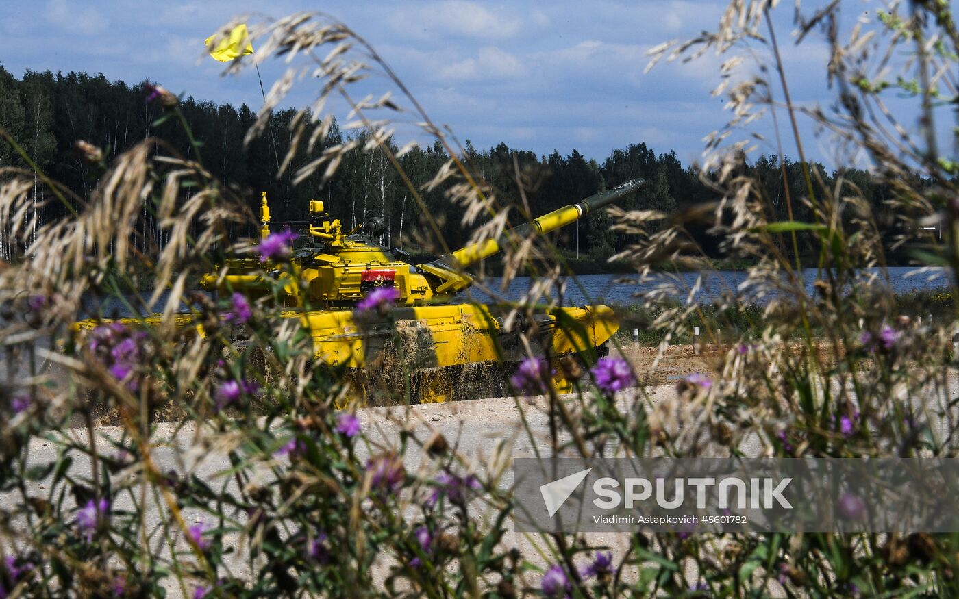 2018 Tank Biathlon. Individual race. Stage one