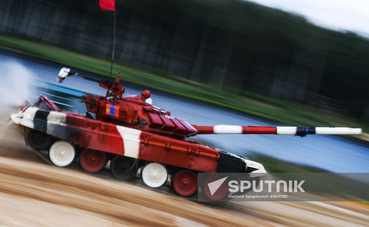 2018 Tank Biathlon. Individual race. Stage one
