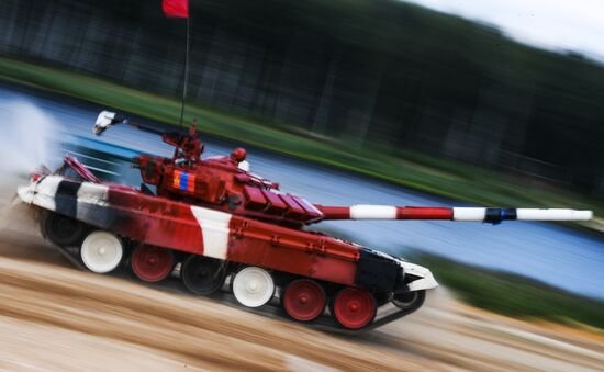 2018 Tank Biathlon. Individual race. Stage one