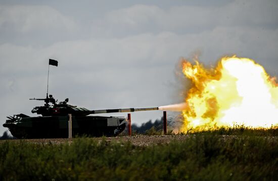 2018 Tank Biathlon. Individual race. Stage one