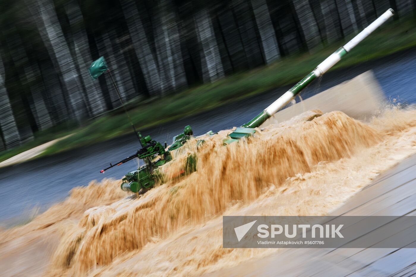 2018 Tank Biathlon. Individual race. Stage one