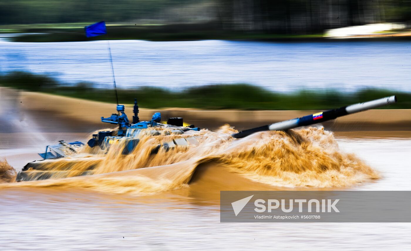2018 Tank Biathlon. Individual race. Stage one