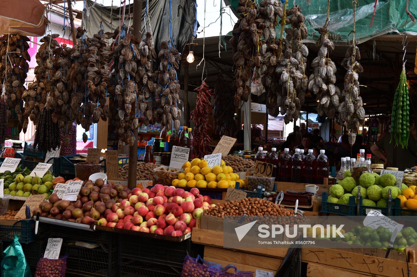 Central market in Sukhumi